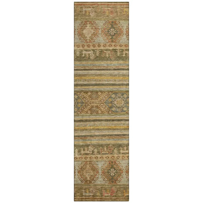 LOOMLAN Rugs Claritha Beige Washable Indoor-Outdoor Rug