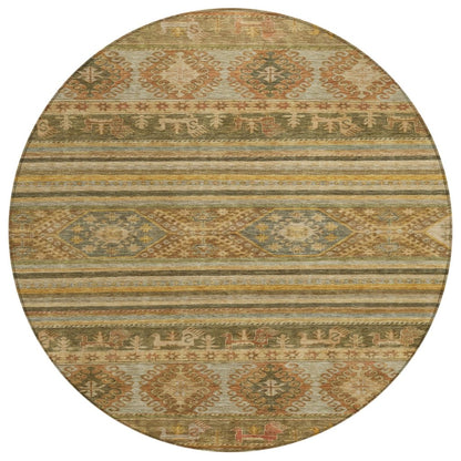 LOOMLAN Rugs Claritha Beige Washable Indoor-Outdoor Rug