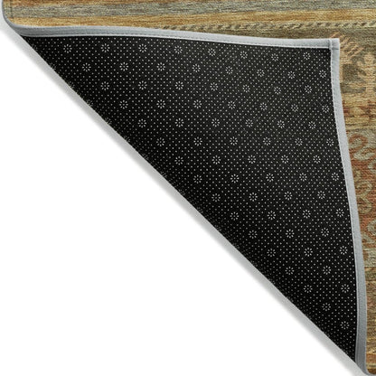 LOOMLAN Rugs Claritha Beige Washable Indoor-Outdoor Rug
