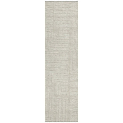 LOOMLAN Rugs Clayra Beige Washable Indoor-Outdoor Rug