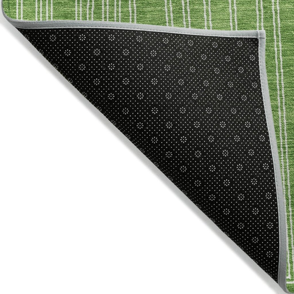 LOOMLAN Rugs Clayra Green Washable Indoor-Outdoor Rug