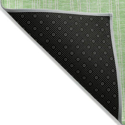 LOOMLAN Rugs Clayra Mint Washable Indoor-Outdoor Rug