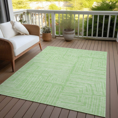 LOOMLAN Rugs Clayra Mint Washable Indoor-Outdoor Rug