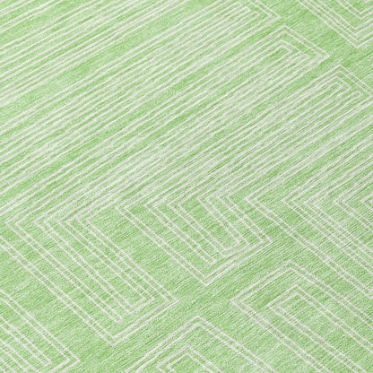 LOOMLAN Rugs Clayra Mint Washable Indoor-Outdoor Rug