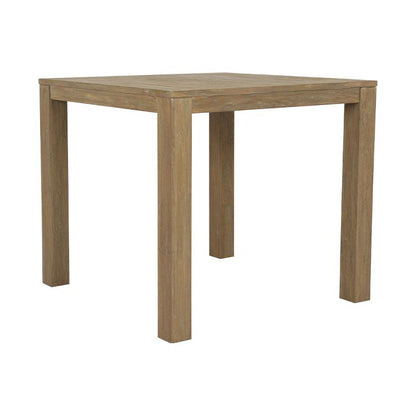 Coastal Durable Teak Wood Outdoor End Table - LOOMLAN - Sunset West - Outdoor Side Tables