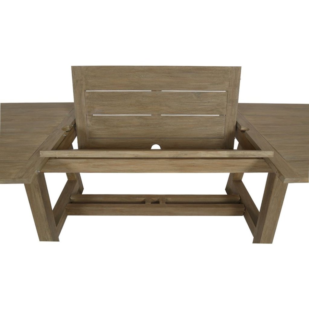 Coastal Leaf Extension Outdoor Dining Table - LOOMLAN - Sunset West - Outdoor Dining Tables