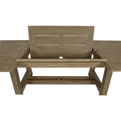 Coastal Leaf Extension Outdoor Dining Table - LOOMLAN - Sunset West - Outdoor Dining Tables