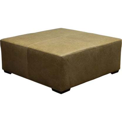 Cocktail Hour Leather Elegance Ottoman
