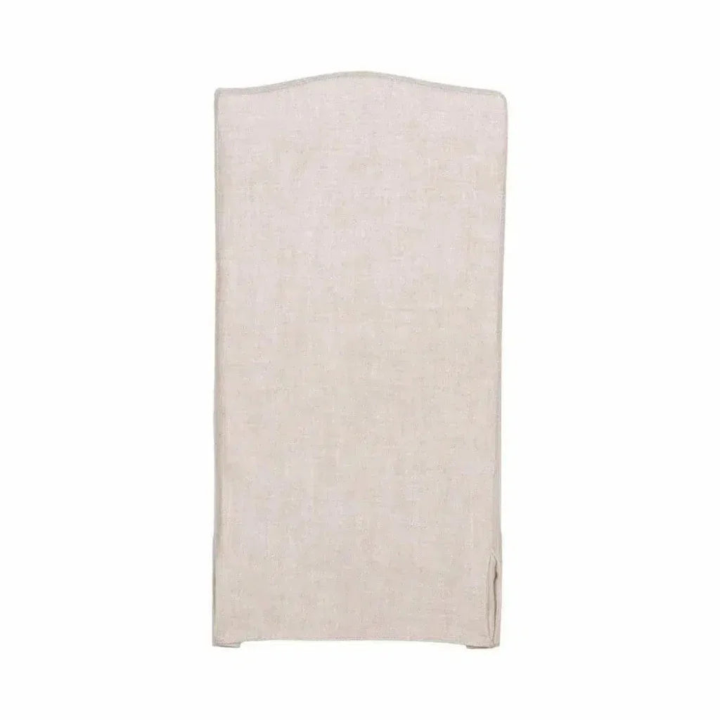 Colette Slipcover Dining Chair 2PC Bisque French Linen - LOOMLAN - Essentials For Living - Dining Chairs