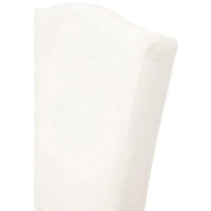 Colette Slipcover Dining Chair 2PC LiveSmart White - LOOMLAN - Essentials For Living - Dining Chairs