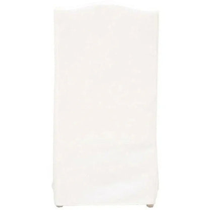 Colette Slipcover Dining Chair 2PC LiveSmart White - LOOMLAN - Essentials For Living - Dining Chairs