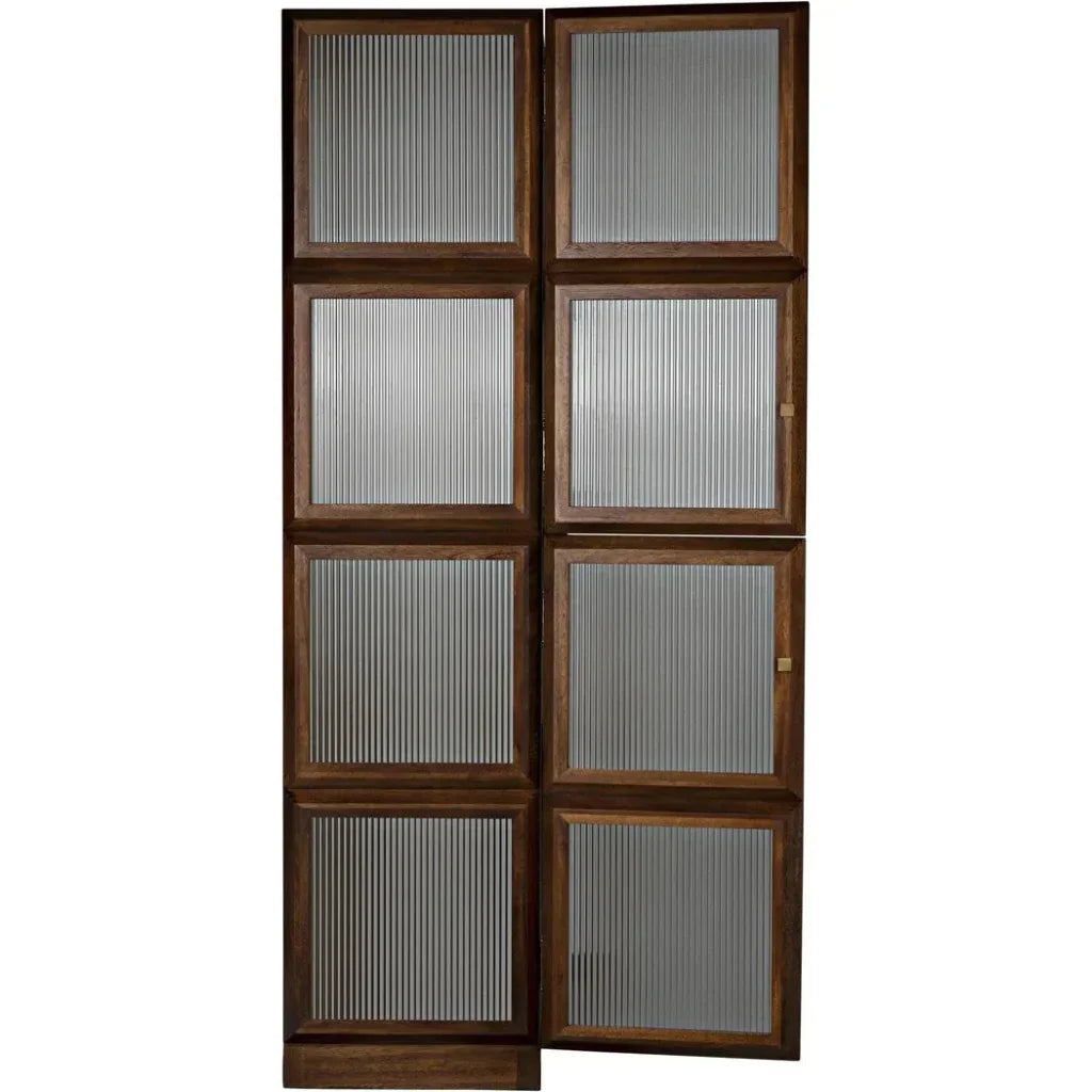 Noir Collins Glass Door Display Hutch