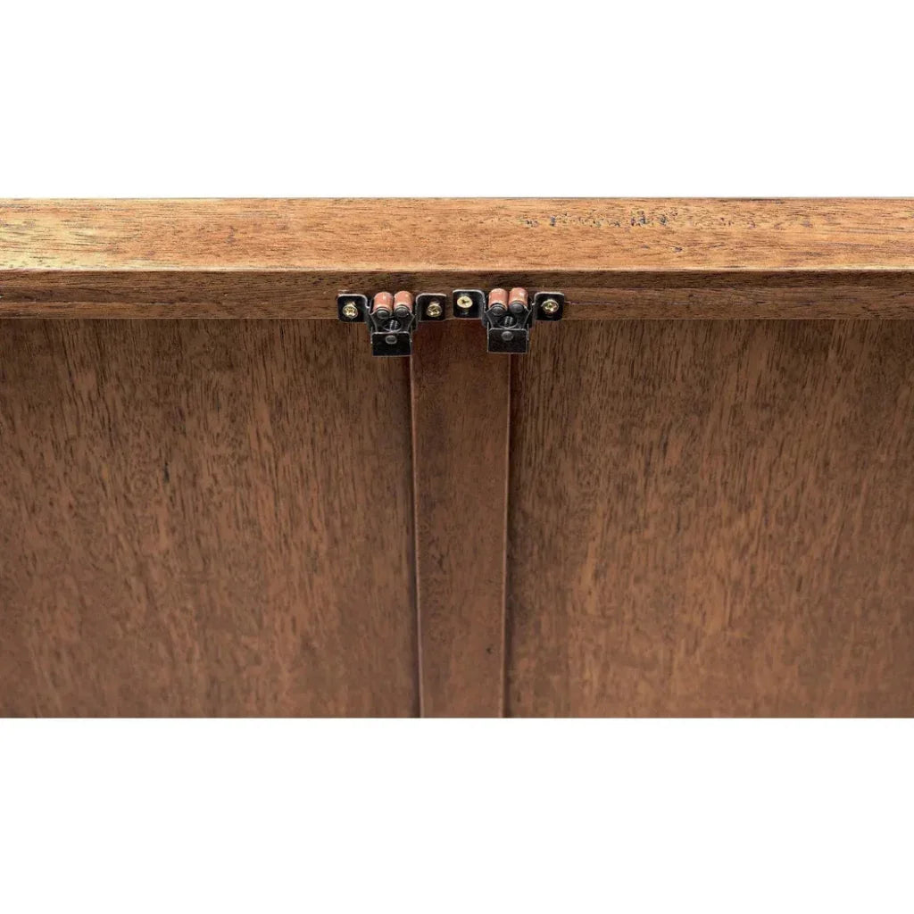 Noir Collins Glass Door Display Hutch