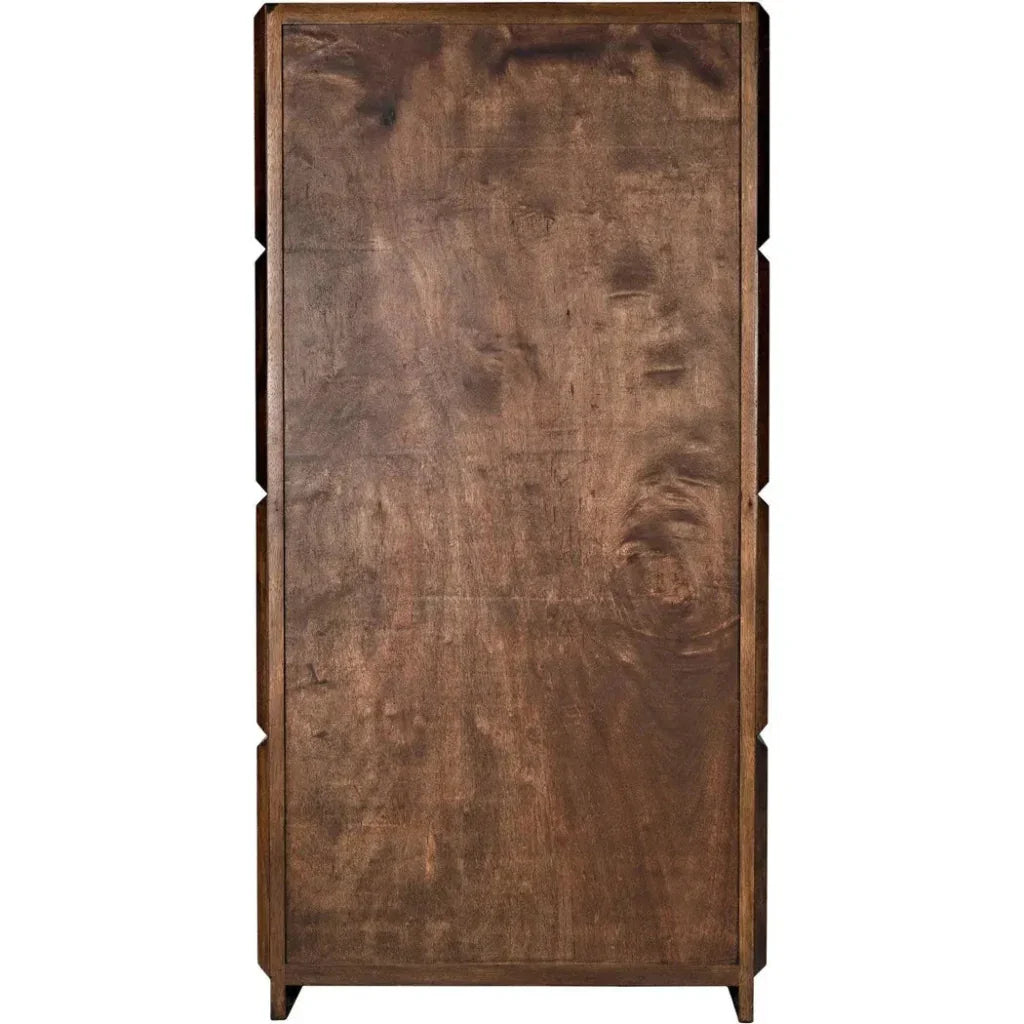 Noir Collins Glass Door Display Hutch