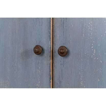 Columns Bowfront Sideboard Blue - LOOMLAN - Sarreid - Sideboards