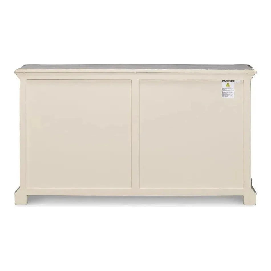 Columns Bowfront Sideboard Blue - LOOMLAN - Sarreid - Sideboards