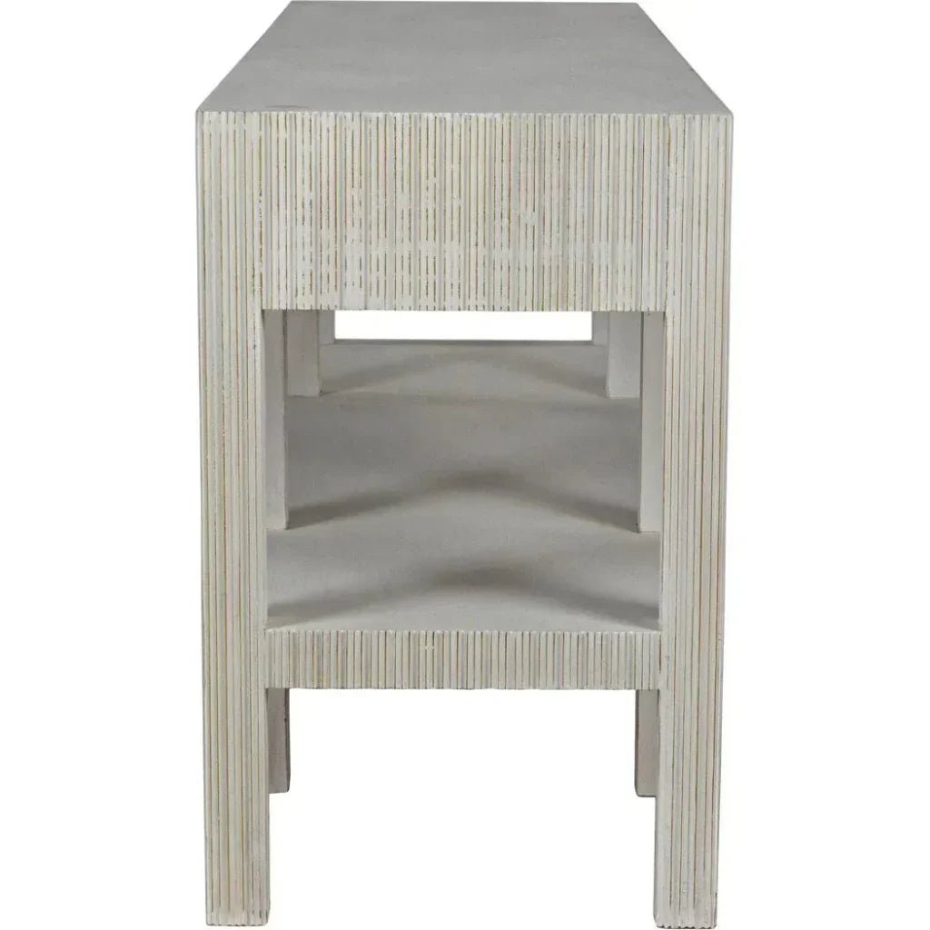 Noir Conrad Wood Drawers Console Table