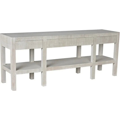 Noir Conrad Wood Drawers Console Table