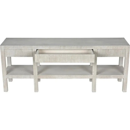 Noir Conrad Wood Drawers Console Table