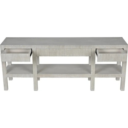 Noir Conrad Wood Drawers Console Table