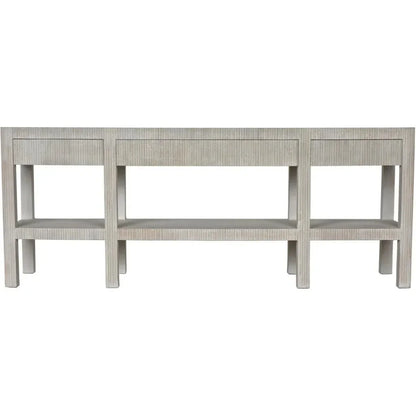 Noir Conrad Wood Drawers Console Table