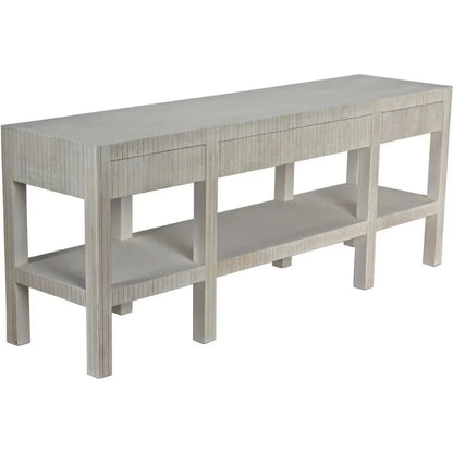 Noir Conrad Wood Drawers Console Table
