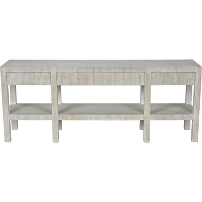 Noir Conrad Wood Drawers Console Table