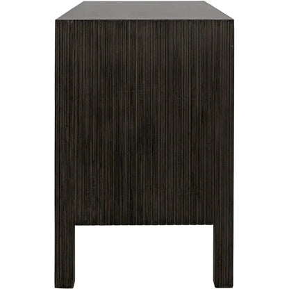 Noir Conrad Six Drawers Wood Dresser