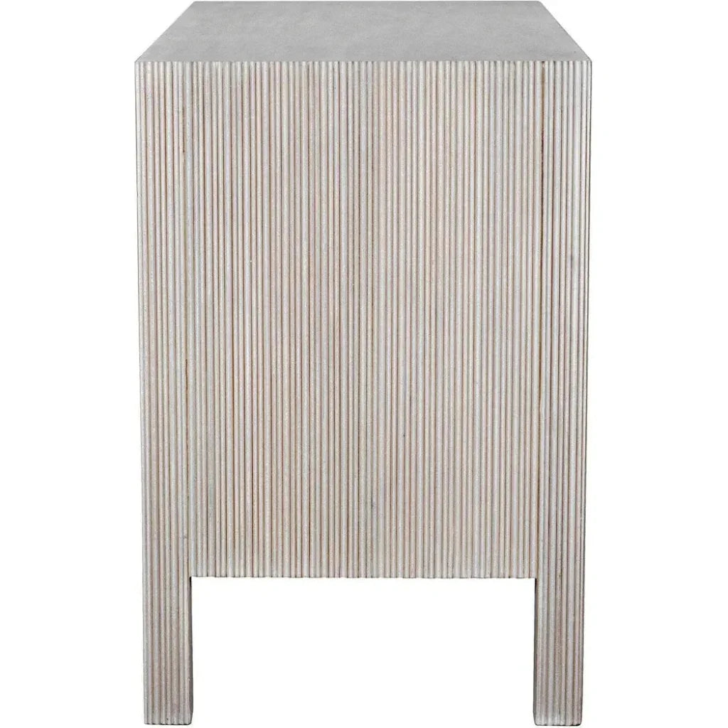 Noir Conrad Six Drawers Wood Dresser