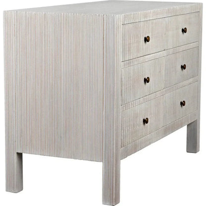 Noir Conrad Six Drawers Wood Dresser
