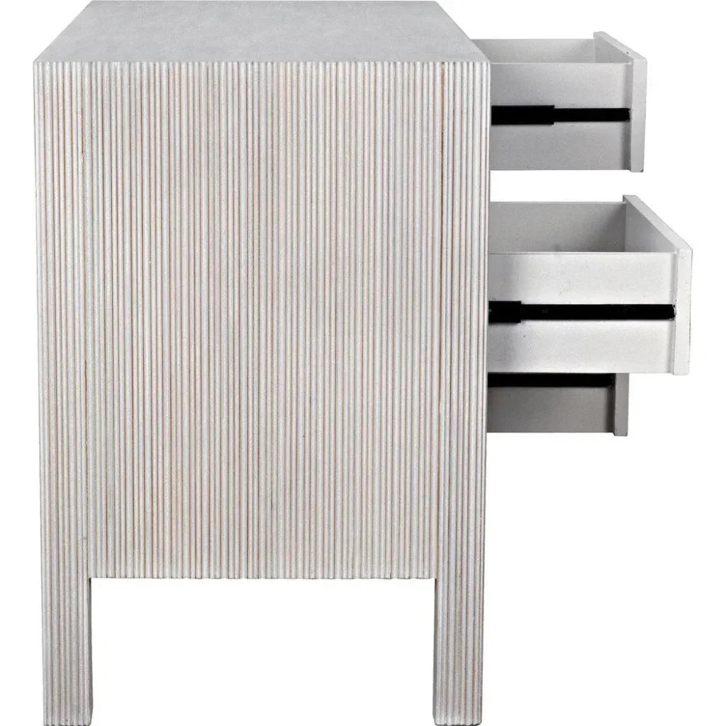 Noir Conrad Six Drawers Wood Dresser