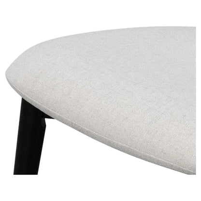 Contour Beechwood Ivory Armless Sidechair - LOOMLAN - Accent Chairs