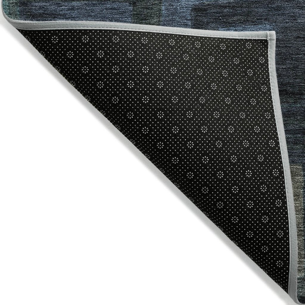 Cora Blue Washable Indoor - Outdoor Rug - LOOMLAN - LOOMLAN Rugs - Outdoor Rugs