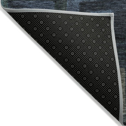 Cora Blue Washable Indoor - Outdoor Rug - LOOMLAN - LOOMLAN Rugs - Outdoor Rugs