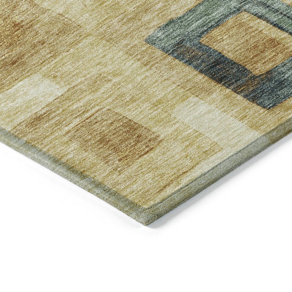 Cora Brown Washable Indoor - Outdoor Rug - LOOMLAN - LOOMLAN Rugs - Outdoor Rugs