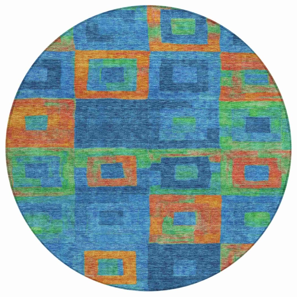 Cora Denim Washable Indoor - Outdoor Rug - LOOMLAN - LOOMLAN Rugs - Outdoor Rugs
