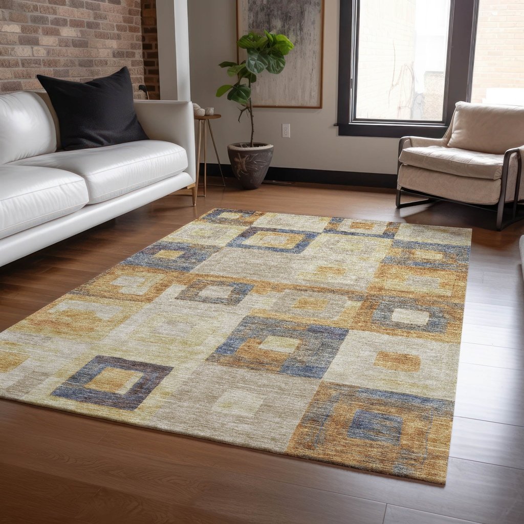 Cora Ivory Washable Indoor - Outdoor Rug - LOOMLAN - LOOMLAN Rugs - Outdoor Rugs