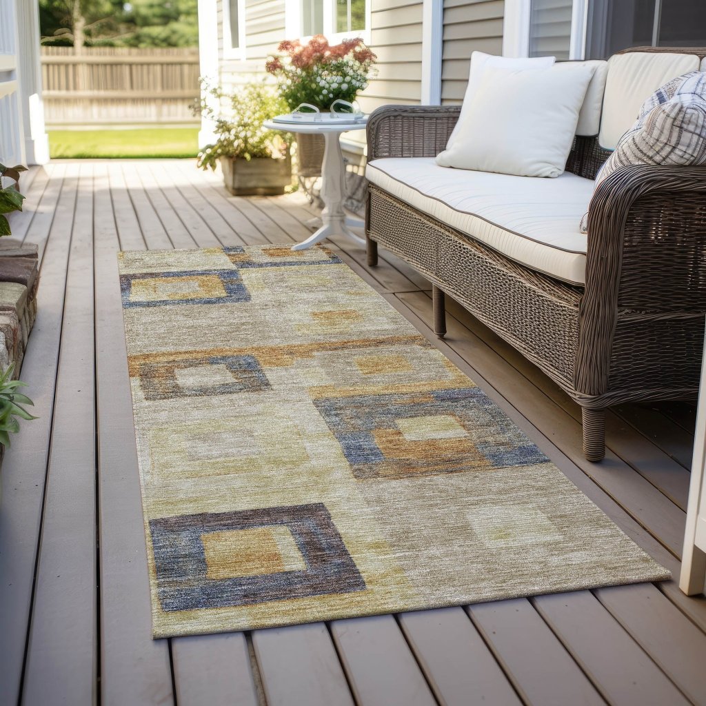 Cora Ivory Washable Indoor - Outdoor Rug - LOOMLAN - LOOMLAN Rugs - Outdoor Rugs