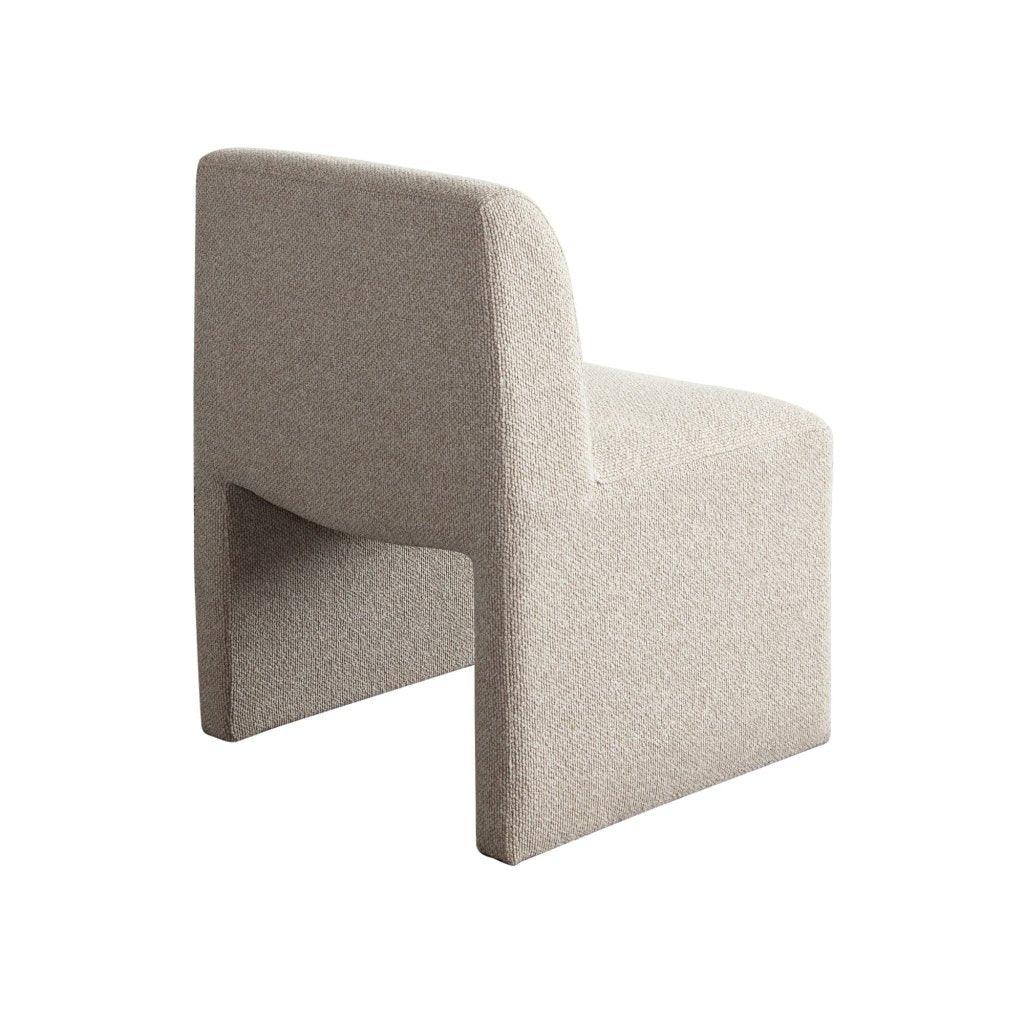 Coral Wheat Fabric Armless Dining Chair - LOOMLAN - Diamond Sofa - Dining Chairs