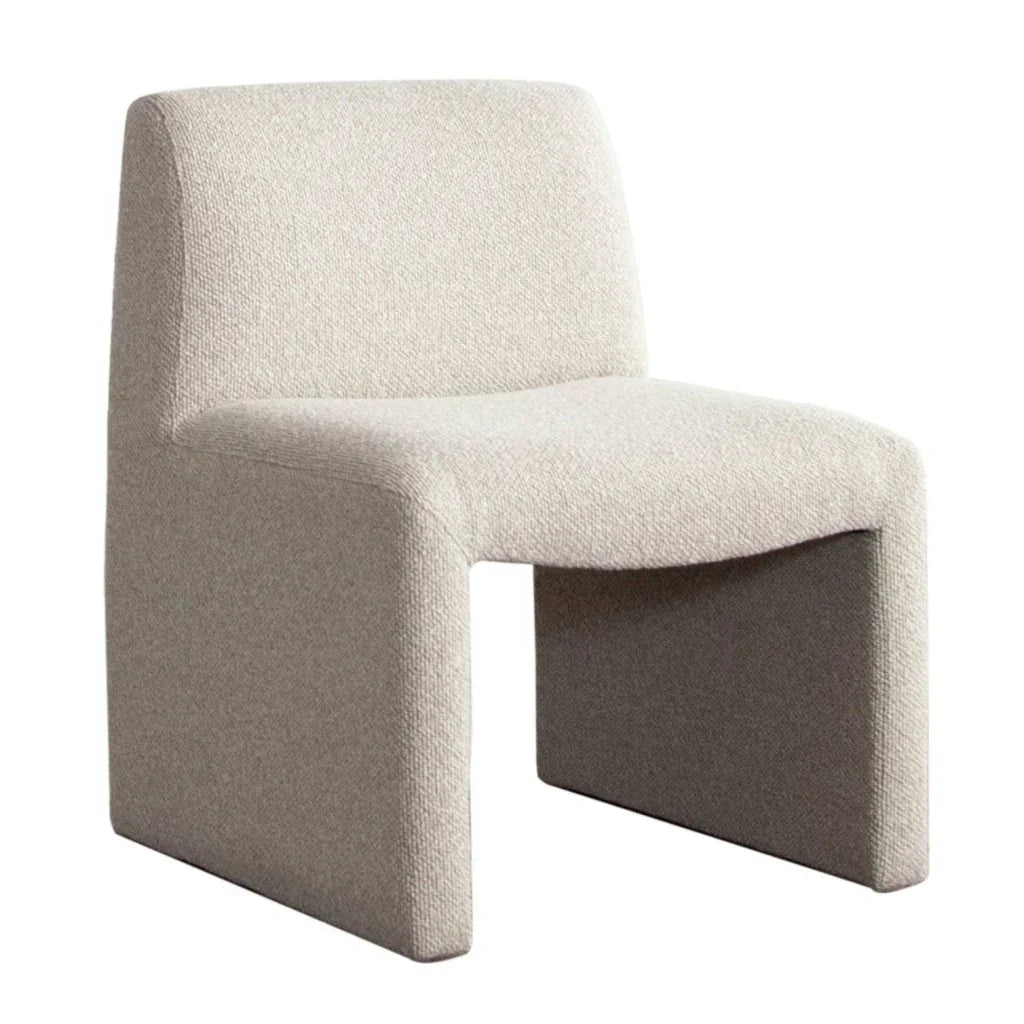 Coral Wheat Fabric Armless Dining Chair - LOOMLAN - Diamond Sofa - Dining Chairs