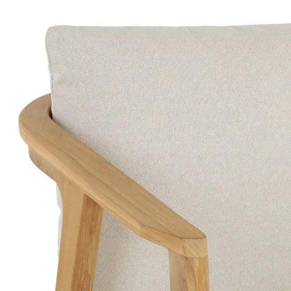 Coraline Fabric Outdoor Dining Armchair - LOOMLAN - SUNPAN - Outdoor Dining Chairs