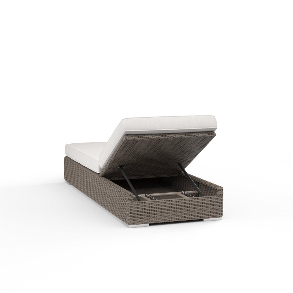 Coronado Sunbrella Adjustable Outdoor Chaise - LOOMLAN - Sunset West - Outdoor Chaises