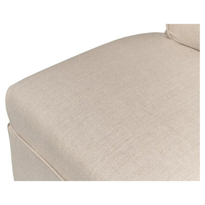 Corseted Dining Chairs 2PC Linen Upholstery - LOOMLAN - Sarreid - Dining Chairs