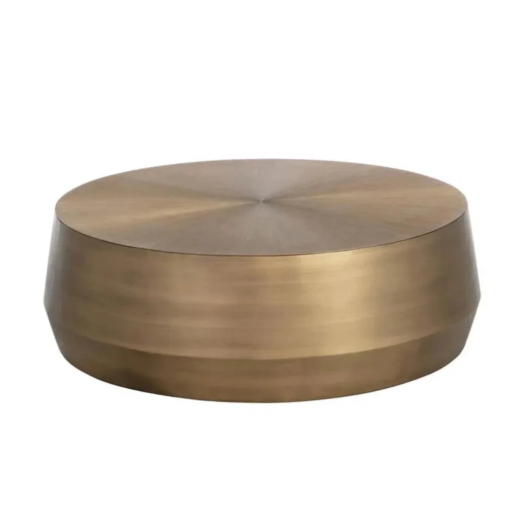 Creed Metal Drum Coffee Table