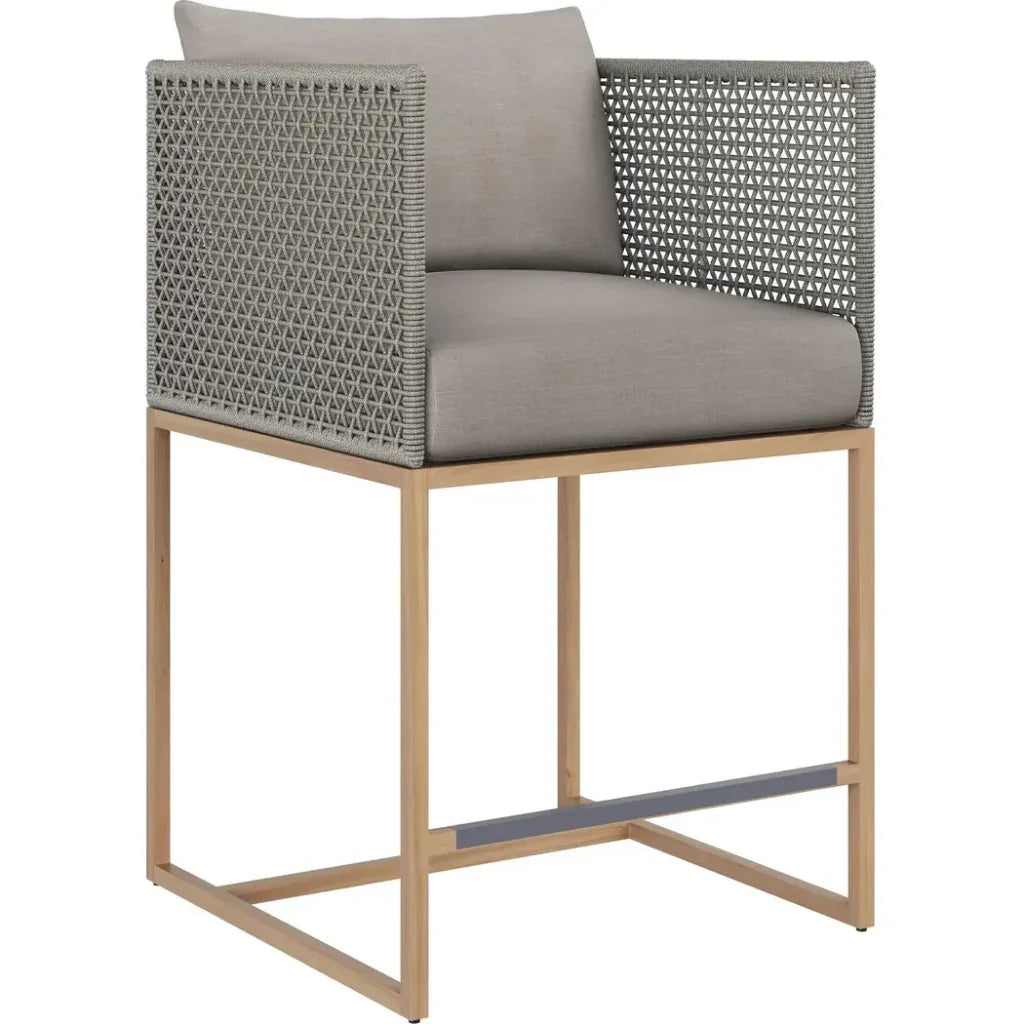 Crete Fabric Outdoor Counter Stool
