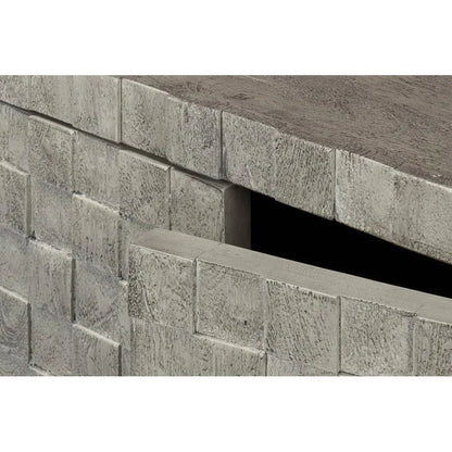 Cubist Four Door Credenza for Dining Room - LOOMLAN - Sarreid - Sideboards