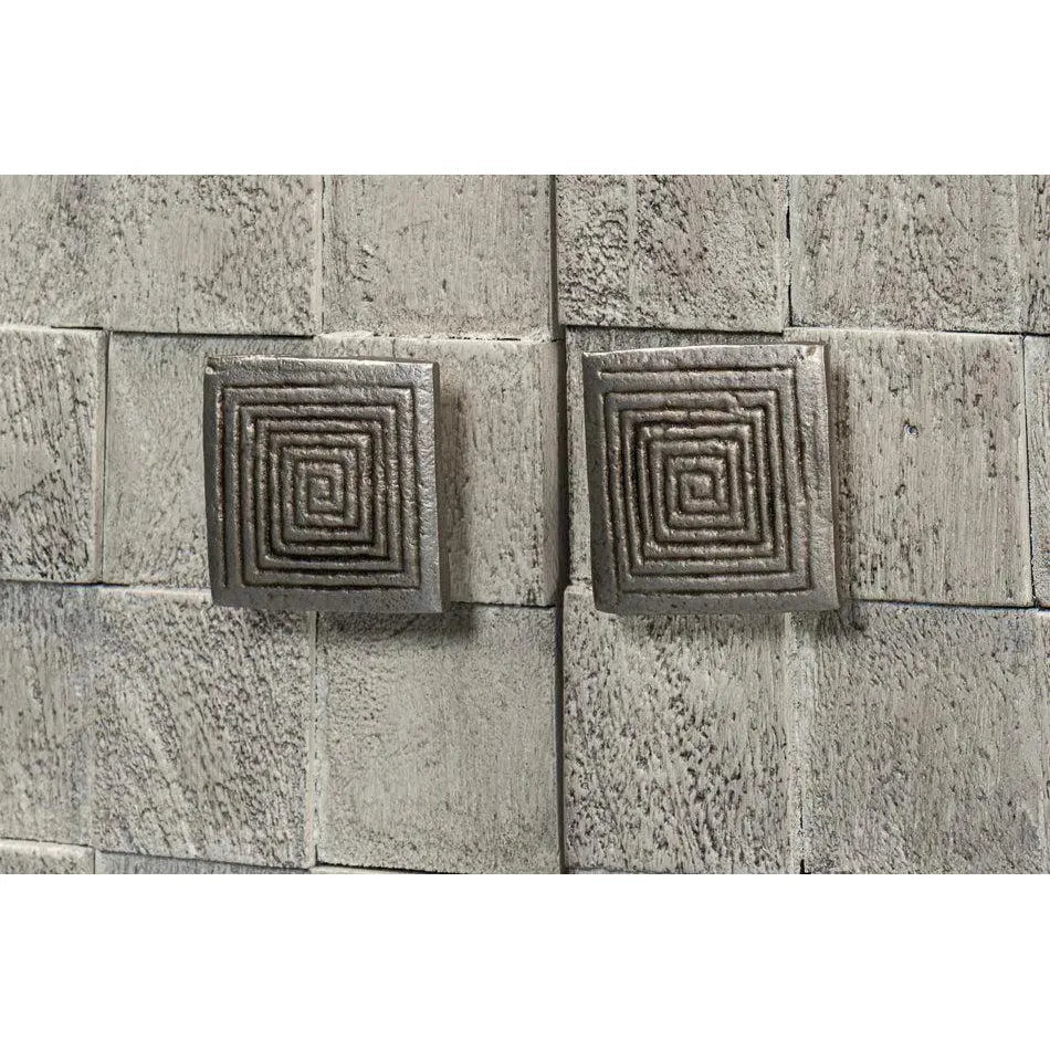 Cubist Four Door Credenza for Dining Room - LOOMLAN - Sarreid - Sideboards