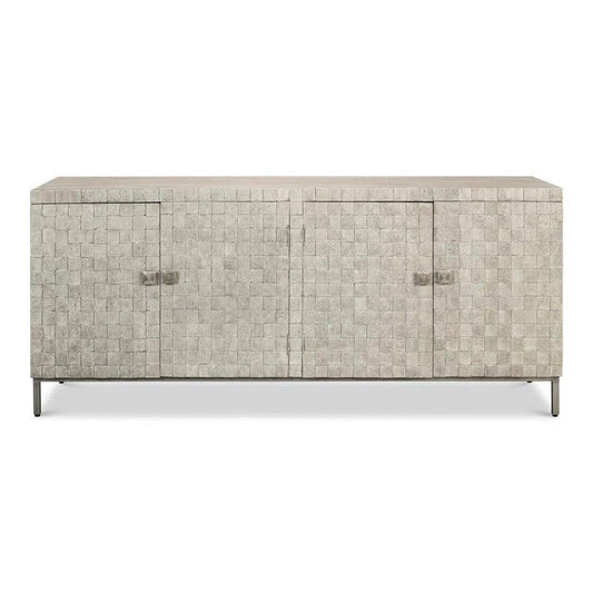 Sarreid Cubist Four Door Credenza for Dining Room