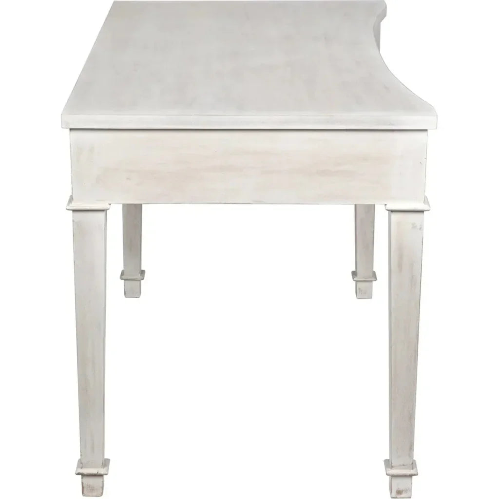 Curba Curved Desk With Drawers