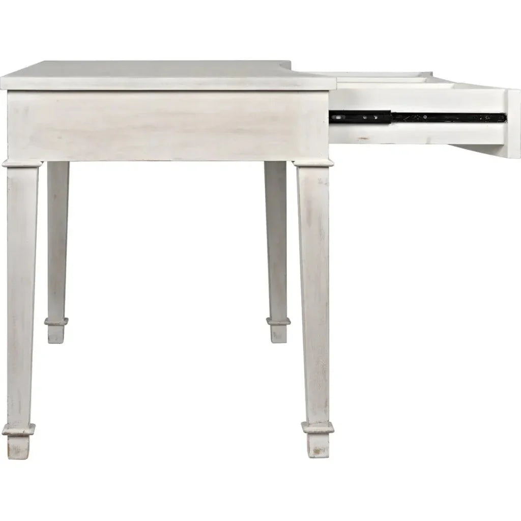 Curba Curved Desk With Drawers